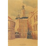 Unknown artist, Poland, 20th century, Triptych – Warsaw’s Old Town, early 20th century