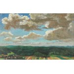 Henryk Uziembło (1879-1949), Pejzaż z chmurami, 1929