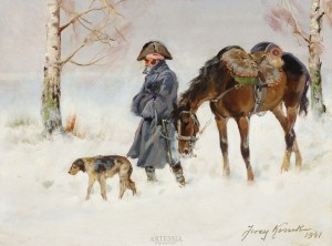 Jerzy Kossak (1886-1955), Żołnierz napoleoński, 1941