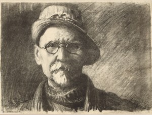 Leon Wyczółkowski (1852 -1936), Autoportret, 1929
