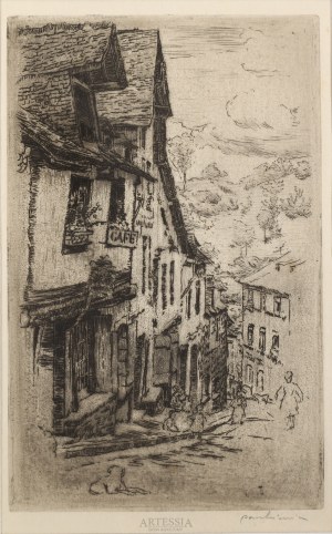 Józef Pankiewicz (1866-1940), Ulica Jerzual w Dinan, 1906