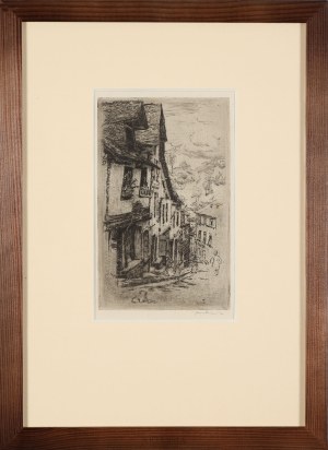 Józef Pankiewicz (1866-1940), Ulica Jerzual w Dinan, 1906