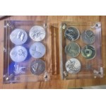 Salvador DALI (1904–1989), “Set of 10 Silver Medals Depicting the Ten Commandments, 999 fineness,” 1975