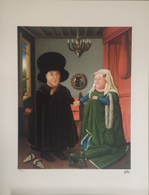 Fernando Botero (1932 - 2023) Familia Arnolfiniego 1998-2005 (1997)