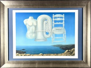 Rene Magritte (1898-1967), Le Temps Manacant (Groźna Pogoda) 1988