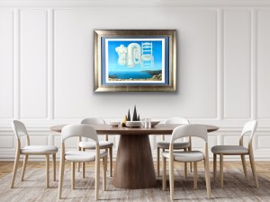 Rene Magritte (1898-1967), Le Temps Manacant (Groźna Pogoda) 1988