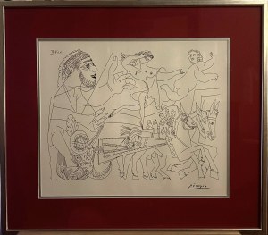 Pablo Picasso (1881-1973) - El Arrastre, avec Écuyère et Putto (Zaprzęg z Amazonką i Putto)