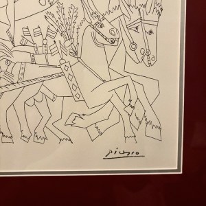Pablo Picasso (1881-1973) - El Arrastre, avec Écuyère et Putto (Zaprzęg z Amazonką i Putto)