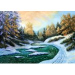 M. Rudziński, Winter by the Stream, 2007