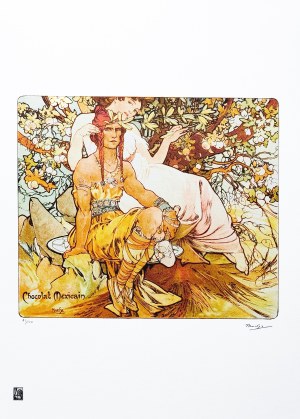 Alfons Mucha (1860 - 1939), Chocolat Mexicain