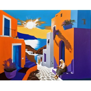 Three Art Group, Santorini Light, 2026