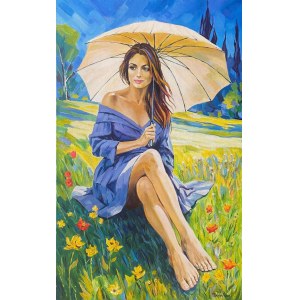 Chris Bukalski, Under My Umbrella—A Moment of Respite in Nature, 2026