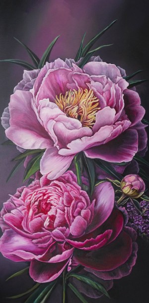 Marta Julia Piórko, Peonie z cyklu Portrety kwiatów, 2026