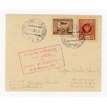 Eastern Fair, 1926. Airmail letter from Lviv to Warsaw sent on September 13, 1926 (106)