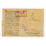 Letter from the Jawischowitz (Jawiszowice) Labor Camp, a subcamp of KL Auschwitz. Rarity (107)