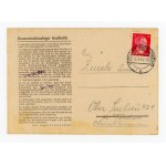 Auschwitz Concentration Camp, 1944. German concentration camp. Letter from the camp (109)