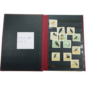 PRL Stamp Album. 1960s. Uncanceled. Total: 268 stamps, 5 sheets (221)