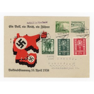 Germany / Austria, propaganda envelope sent from Innsbruck, 1938 (135)