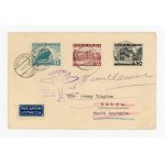 Flight from Warsaw to Lviv to Jerusalem, April 5, 1937. Airmail letter from Warsaw to Haifa (145)