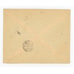 Envelope for an express letter from Warsaw to Germany, 1937. Postmark: Warsaw 2 – Kiosk (149)