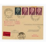 10th National Free Balloon Competition for the A. Wańkowicz Challenge Cup in Mościce, 1938; letter sent by the balloon "Pomorze" (166)