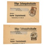 GG, newspaper bands sent from Częstochowa to Radomsko, 1942 (274)