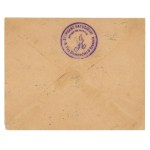 Stamps from the crown-denominated issue, canceled in 1921 on a Ck 6 (303) envelope
