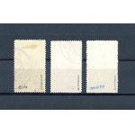 Żarki, view of the town, 1918. Canceled stamps from the 1st and 3rd issues. Guaranteed (417)