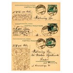 Second Polish Republic. Collection of correspondence from the vice mayor of Warsaw. 3 items in total. (541)