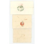 Italy, the Papal States, set of three letters, 1817–1843 (495)