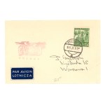 Second Polish Republic. An airmail letter to Tadeusz Gryżewski, sent from Poznań to Warsaw, 1939 (501)