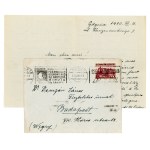 Second Polish Republic. Letter from Gdynia to Budapest, 1936. Gdynia 1 (506) Propaganda Bulletin