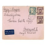 Second Polish Republic. Letter from Warsaw to Budapest, 1938 (507)