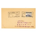 Second Polish Republic. "Exhibition 15–30 September 1937" Vilnius 1—commemorative postmark from 1937, on a letter envelope (509)