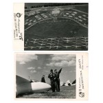 Gliding Competition, Leszno, 1954. Set of two cards (522)