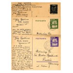 GG. Set of correspondence from the Vice Mayor of Warsaw. 3 items total. (542)