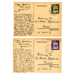 GG. Set of correspondence from the Vice Mayor of Warsaw. 3 items total. (542)