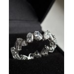 Unikatowy pierścionek z diamentami lab 3.32 ct Bardzo wysokiej czystości VVS-VS