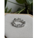 Unikatowy pierścionek z diamentami lab 3.32 ct Bardzo wysokiej czystości VVS-VS
