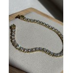 5.72 g gold bracelet with lab-grown diamonds totaling 8.27 ct, IGI certificate