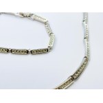 Swarovski necklace and bracelet