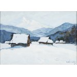 Michał Stańko (1901–1969), Winter Landscape of the Podhale Region near Zakopane, 1950s–1960s