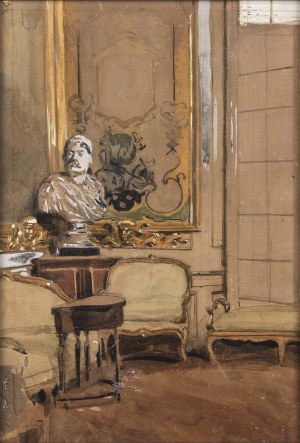 Antoni Piotrowski (1853-1924), Popiersie Jana III Sobieskiego w Pałacu w Wilanowie, 1915