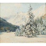 Janina Maliszewska-Zakrzewska (1909–1982), Landscape from the Tatra Mountains, 1940s