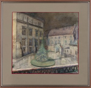 Stefania Daniel-Kossowska (1872-1952), Przed klasztorem franciszkanów w Krakowie