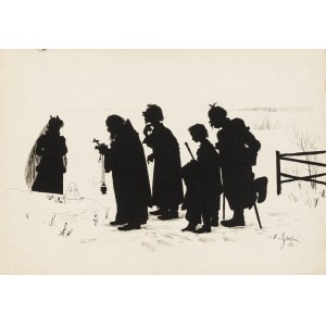 Mikhail Mikhailovich Yarovoy (1864–1940), Memorial Service at the Grave of a Suicide, 1920