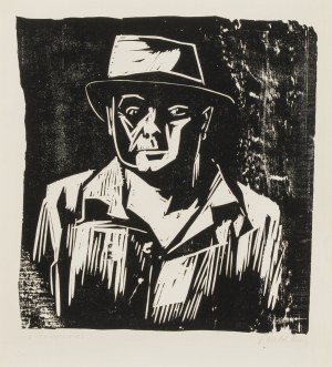 Jerzy Panek (1918-2001), Autoportret, 1954