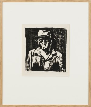 Jerzy Panek (1918-2001), Autoportret, 1954