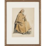 Artist unknown (signed "C. J."), Capuchin, 1876