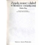 Mario Praz: Smysly, smrt a ďábel v romantické literatuře, 1974, návrh Zdzisław Milach